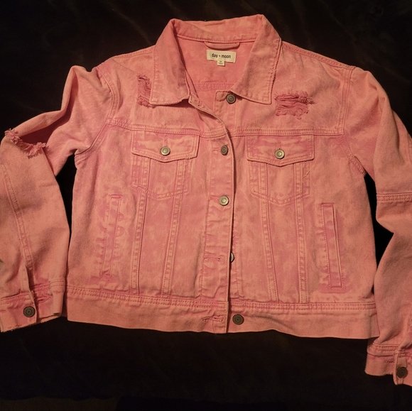 Pink Denim Jacket - Picture 2 of 5